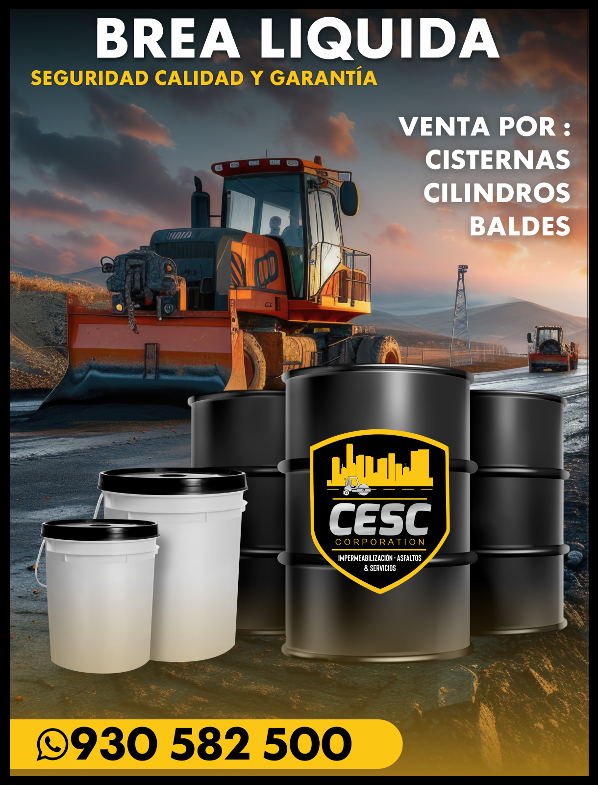 venta de brea liquida